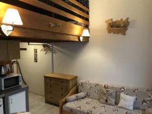 Image of Studio with mezzanine bedroom located on the slopes