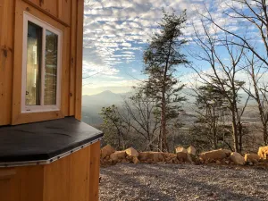 Image of Rustic Tiny cabin Experience,Great Mtn. Location and views with private Hot Tub