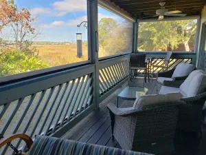 Image of St Simons Island gorgeous MARSHFRONT VIEW, pool, Pond, Near Beach, FLETC