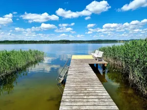 Image of Bungalow incl. boat directly on the lake