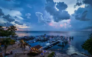 Image of Waterfront Community in Key Largo, Florida - Moon Bay Condo A210 Sunsets