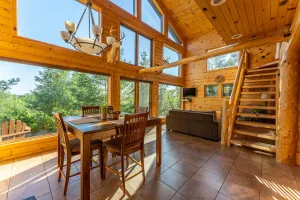 Image of Bright And Warm Cabin Overlooking Shagawa Lake