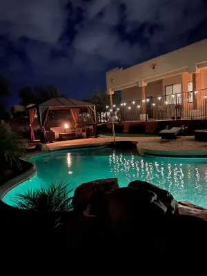Image of Perfect getaway house! Spacious and private. 4bd 3.5bath with heated pool!