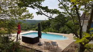 Image of Spacious 8-person villa with pool and magnificent view near Biarritz-Hossegor