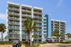 Image of Coastal condo with a scenic balcony, pool, on-site golf & bay views