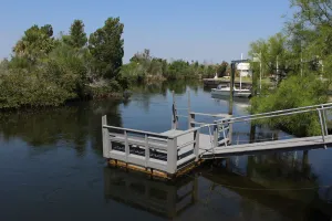 Image of Dolphin Cove Getaway -  3 bedroom waterfront, floating dock, with water \"toys\"!