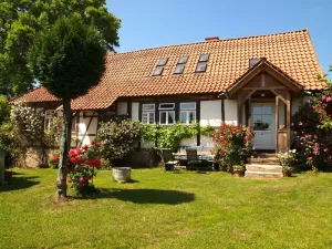 Image of Stylish half-timbered house in the South Harz Nature Park to feel good and resin