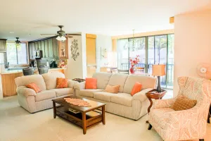 Image of FLASH SALE 🏝 Amazing Ocean Views Over Lush Golf Course! 🌅 - Country Club Villas 226 🩴
