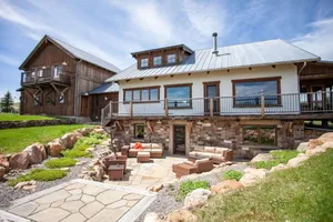 Image of Mountain Retreat: Luxurious Chalet w\/ Pond & Sauna Near Yellowstone