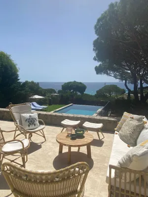 Image of Saint-Tropez sea-view paradise, private swimming pool, 3 min from beach