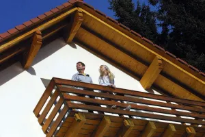 Image of Linthal, individual chalet with veranda located in the mountains at 1050 meters above sea level