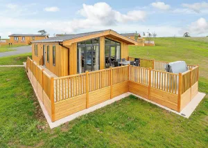 Image of Contemporary lodge with stunning countryside views.