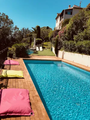 Image of Saint Paul de Vence quiet apartment in provencal villa with pool for 6perso