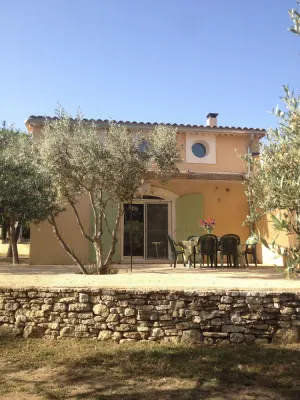 Image of Cottage facing the luberon with swimming pool