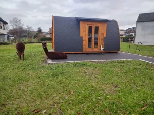 Image of Campingpod Auf Der Alpakawiese