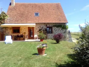 Image of Charming Restored Farmhouse with Pond View, BBQ, Play Area, and Fishing Included