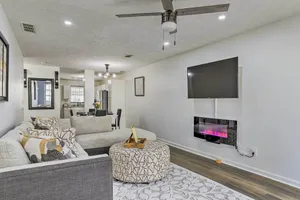 Image of Georgia Getaway w\/ Fireplace & Fenced-In Yard