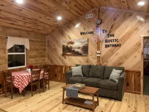 Image of Welcome to The Rustic Retreat where you can rest and relax.