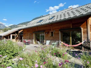 Image of Chalet house facing nature