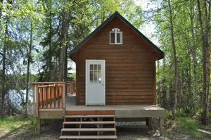 Image of Cozy Cabin on a Beautiful Lake with Big Parking