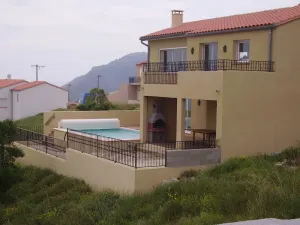 Image of Mediterranean villa with pool and magnificent sea views