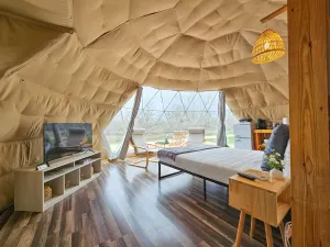 Image of 🏕Country Side Stay In a Geodome 40 min. to San Antonio🔥