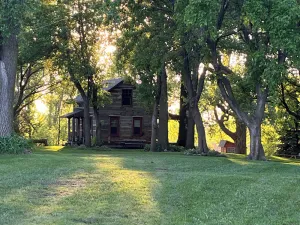 Image of Authentic Log Cabin: The Den