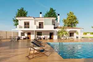 Image of Villa Huerta 1 Manises, jacuzzi, sauna, piscina
