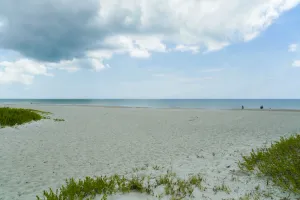 Image of Pet friendly fenced yard,  4 minute walk to the beach. Close to restaurants