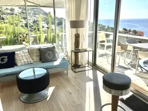 Image of Exceptional view, standing terrace overlooking the Merc bathing beaches 5m Monac
