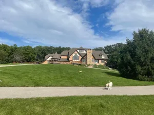 Image of 6 bd Country Estate on 28 Acres near Lk Geneva w\/ Ponds, Trails, Fenced Dog-park
