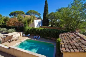 Image of In the middle of the vineyard in the castel