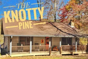 Image of 3 bed\/2 bath Cozy Cabin on the Coosawattee River with HotTub & Fireplace