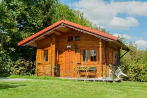 Image of Gemütliches Blockhaus auf Schönem Campingplatz