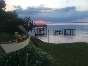 Image of Waterfront Home with Pier on Albemarle Beach