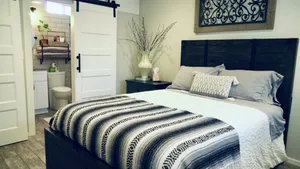 Image of San Diego's Sustainable Couples Retreat, Modern-Rustic Design with Zen Vibes