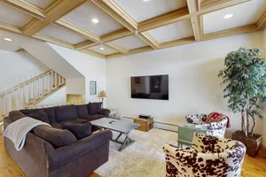 Image of Lodge-Style Condo with Stylish Mountain Furnishings and Soothing Shared Pool