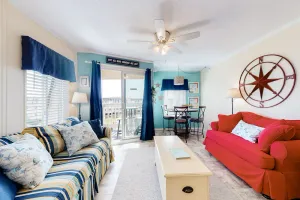 Image of Third-floor courtyard condo with balcony, WiFi, pools, hot tub & putt-putt