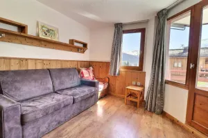 Image of 150m from resort center, 1st floor, balcony, ski locker, 41m², La Tania