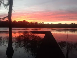 Image of ROOF DAMAGE FROM HURRICANE Florida Waterfront Home, Fishing & Pet Friendly