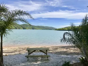 Image of Beautiful lodges with private beach
