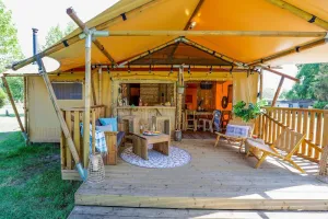 Image of Glamping safari tent for five persons