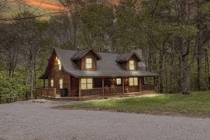 Image of Black Bear Hideaway: A bear-themed cozy and pet friendly lodge in Hocking Hills