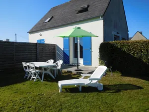 Image of house sea and nature