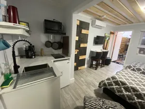 Image of two twin  beds cottage by the ocean