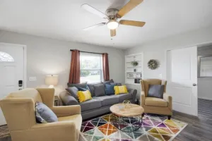 Image of Cheerful residential home with boat launch access