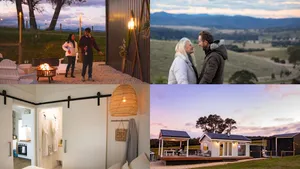 Image of Gumnut Cottage Gippsland - Tiny Eco Stay - King Bed, Mountain Views, Fireplace