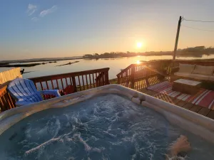 Image of Waterfront home with hottub, Kayak, jonboat, and three miles to the beach