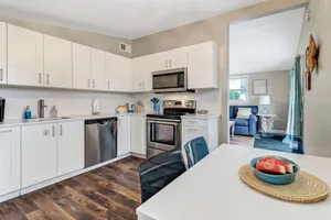 Image of Tropical Beach Bungalow Up - 3 bedrooms - Across Street from Beach - Deck