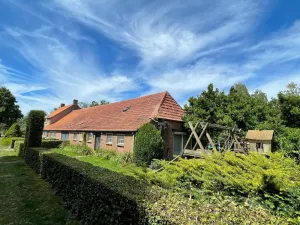 Image of completely renovated back part of a farm